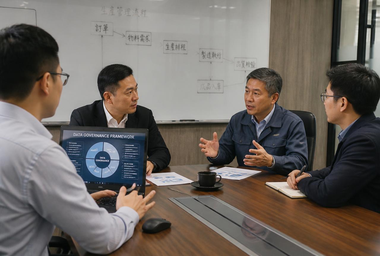 本會合作團隊到廠進行 AI 導入診斷與資料治理討論